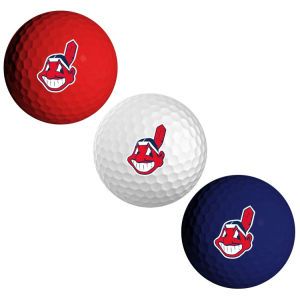 Cleveland Indians 3pk Golf Ball Set