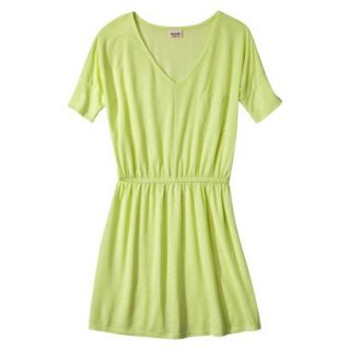Mossimo Supply Co. Juniors V Neck Dress   Limesand M(7 9)