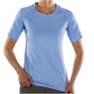 ExOfficio Sol Cool T Shirt   UPF 50+  Short Sleeve (For Women)   LIGHT LAPIS (S )