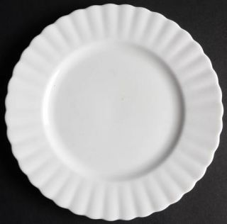 Royal Albert Reverie Dessert/Pie Plate, Fine China Dinnerware   All White