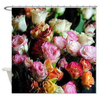  Mini Tea Rose Bouquet Shower Curtain  Use code FREECART at Checkout