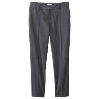 Merona Womens Twill Ankle Pant   (Classic Fit)   Heather Gray   14
