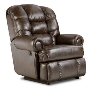 American Furniture New Era Big Man Faux Leather Recliner Multicolor   9930 1812