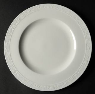 Villeroy & Boch White Pearl Dinner Plate, Fine China Dinnerware   Classic,All Wh
