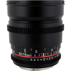 Samyang 16mm T2.2 Cine IF ED Wide Angle Lens for Nikon VDSLR