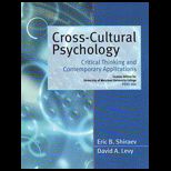 Cross Cultural Psychology (Custom)