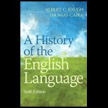 History of the English Language   With Access