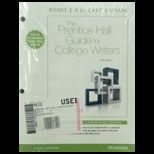 Prentice Hall Guide for College Writers (Looseleaf)