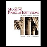 Managing Financial Institutions