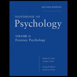 Handbook of Psychology, Volume 11