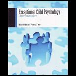 Exceptional Child Psychology (Custom)