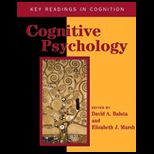 Cognitive Psychology: Key Readings