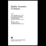 Quality Assurance in Dialysis