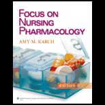 Focus on Nursing Pharmacology   Package
