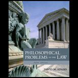 Philosophical Problems in the Law