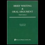 Brief Writing and Oral Argument