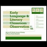 Early Language and Literacy Classroom Observation Tool, K 3