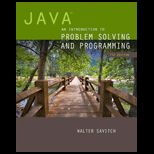 Java: Intro. to Prob. Solving and Programming
