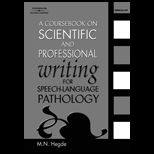 Coursebook on Scientific and Professional Writing for Speech Language Pathology