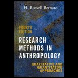 Research Methods in Anthropology.