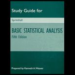 Basic Statistical Analysis, Study Guide