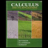 Calculus and It Applications