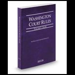 Washington Court Rules 2014 State