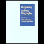 Dictionary of Literary Biography : German Baroque Writers, 1580 1660