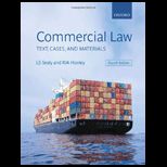 Commercial Law Text, Cases, and Materials