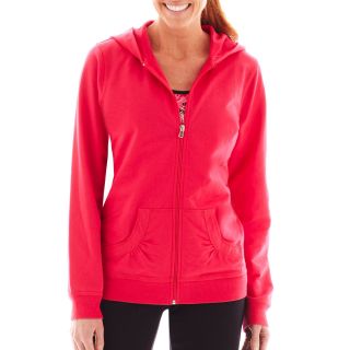 Made For Life French Terry Hoodie, Bright Rose, Womens