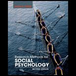 Research Methods for Social Psychology