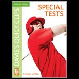Daviss Quick Clips: Special Tests Dvd
