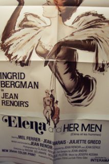 Elena and Her Men (Re Issue) Movie Poster
