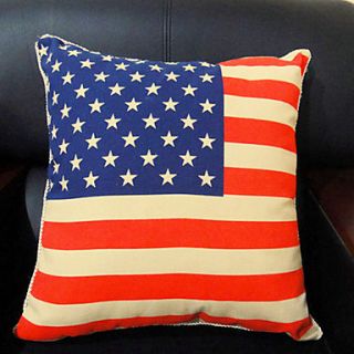 Modern Flag Of The United States Pattern Decorative Pillow With Insert