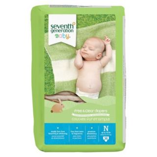 Seventh Generation Free and Clear Baby Diapers   36 Count (Size 1)
