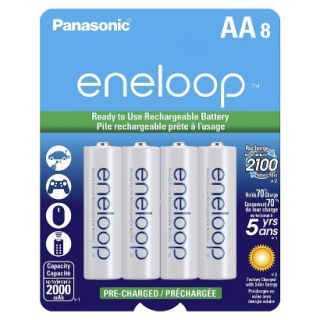Panasonic eneloop Rechargeable Batteries   8AA