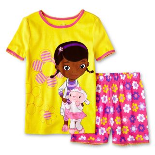 Disney Doc McStuffins 2 pc. Pajamas   Girls 2 10, Yellow, Girls