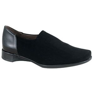 Naot Womens Noble Black Stretch Black Madras Shoes, Size 37 M   18004 133