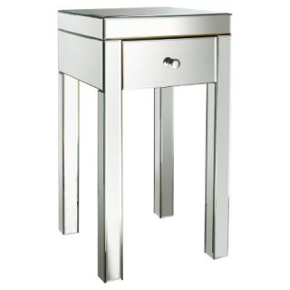 Accent Table: Threshold™ Mirrored Glass Accent Table with Drawer 25