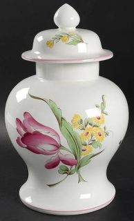 Spode Marlborough Sprays Covered Vase, Fine China Dinnerware   Marlborough,Flora