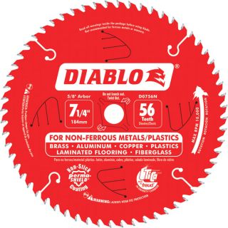 Diablo Steel Demon Nonferrous Metal Cutting Circular Saw Blade   7 1/4 Inch x