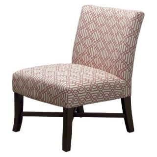 Skyline Accent Chair Upholstered Chair Threshold X Base Chair   Coral Lattice