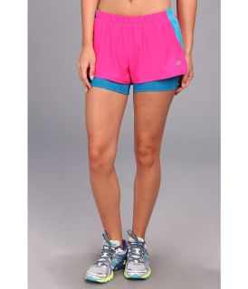 New Balance Momentum 2 in 1 Short Womens Shorts (Pink)