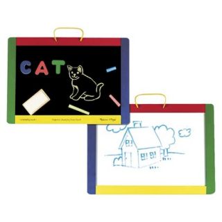 Melissa & Doug Magnetic Chalk and Dry Erase Board
