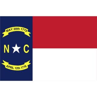 North Carolina State Flag   3 x 5