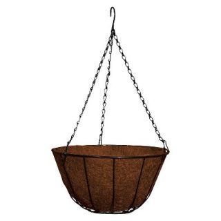 16 Chateau Hanging Basket  Brown  Black Chain