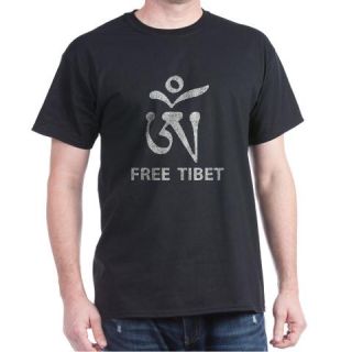 CafePress Tibetan Om Symbol Dark T Shirt