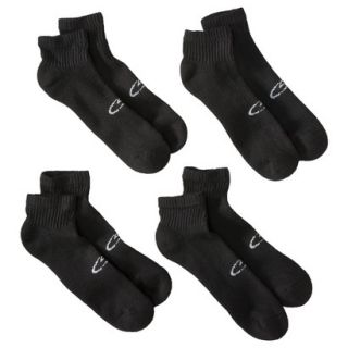 C9 by Champion Mens 4PK Extended Sized Ankle Training Socks   Black