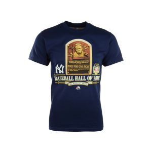 New York Yankees Majestic MLB Hall of Fame Plaque T Shirt