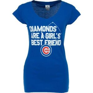 Chicago Cubs MLB Womens Diamonds T Shirt